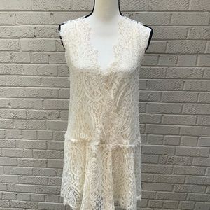 Free People Heart In Two Lace Mini Dress
